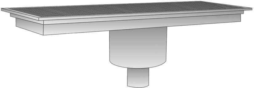 Yer Filtresi Alttan Çıkışlı 30X30X15 - EMP.YF.AO.3030