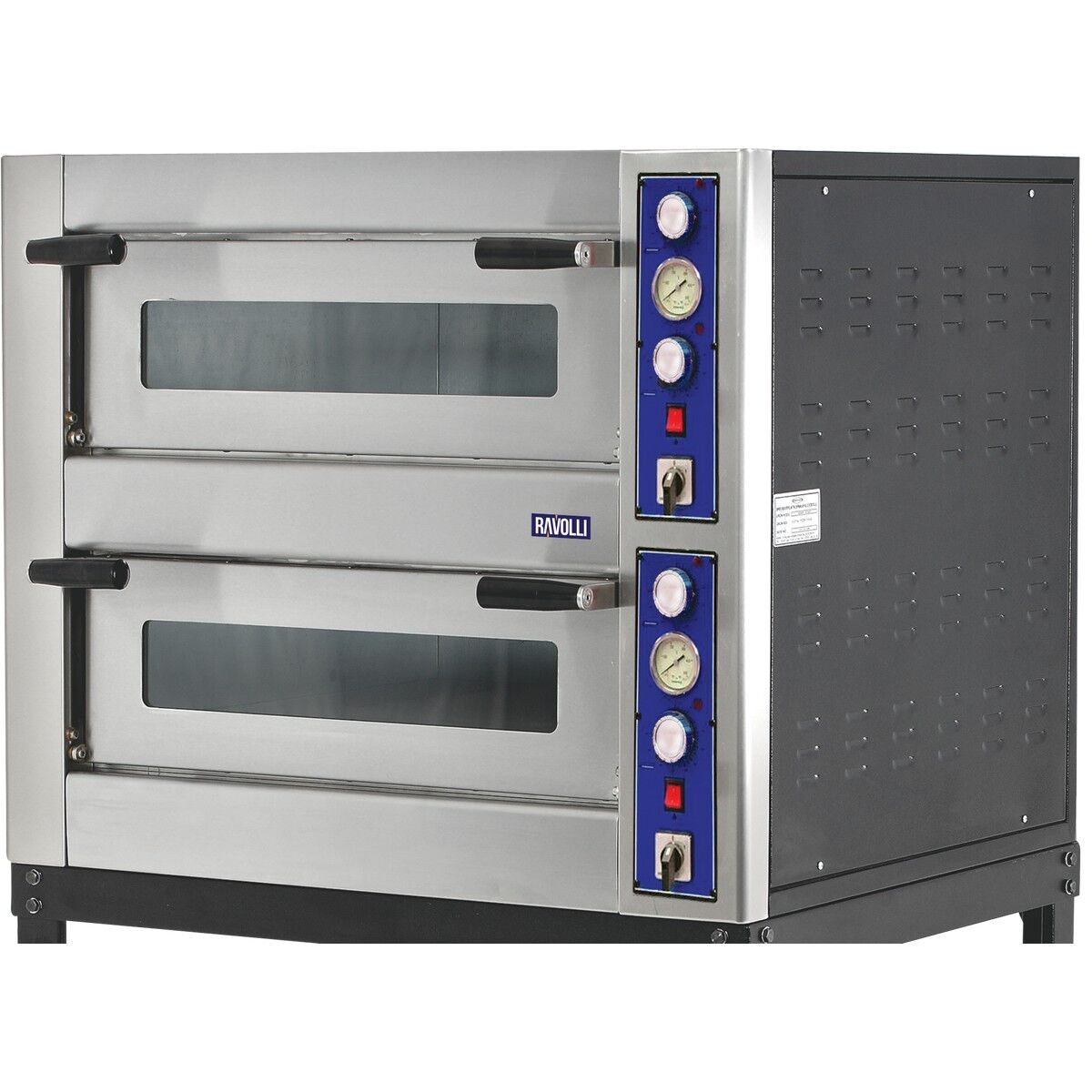 Pizza Fırını İki Katlı Elektrikli - RVL.9+9