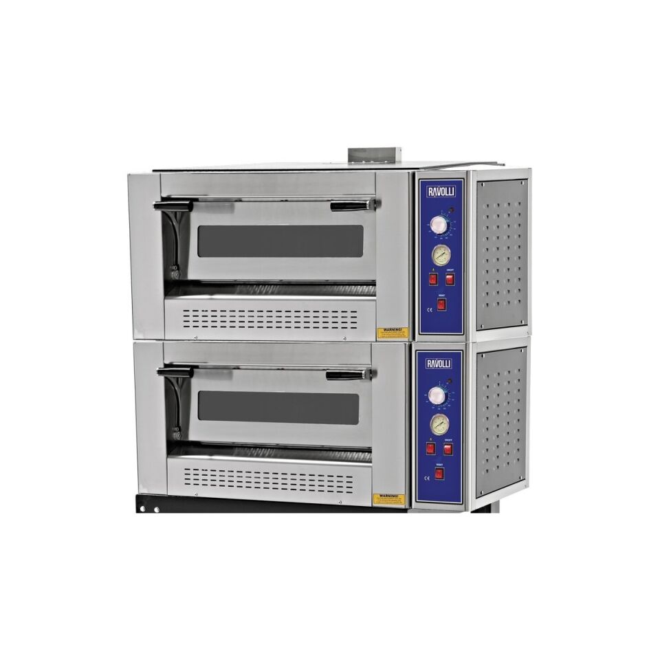 Pizza Fırını İki Katlı Gazlı - RVL.8+8G