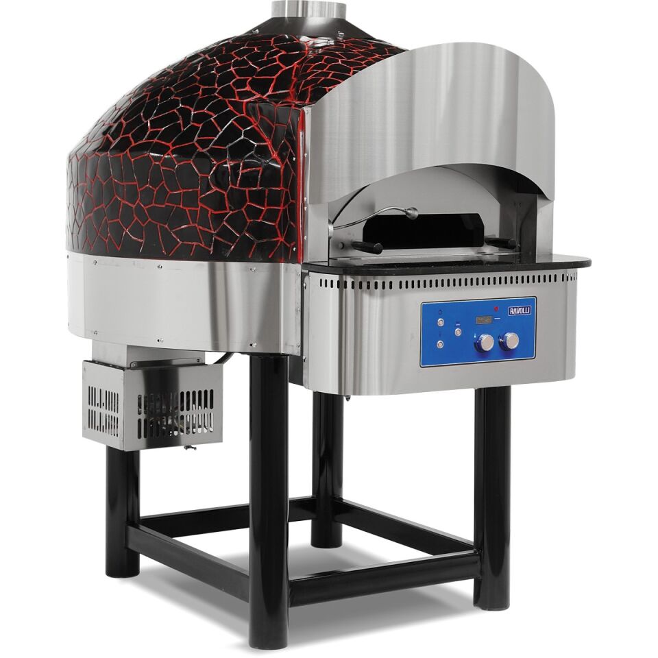 Döner Tabanlı Pizza Fırını Gazlı - RVL.SPO.04-D