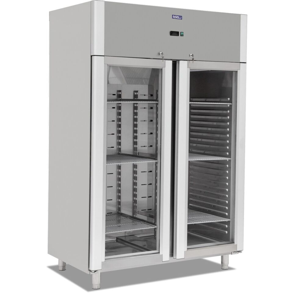 Dik Tip Buzdolabı Camlı Çift Kapılı - RVL.140.80.03-CLS