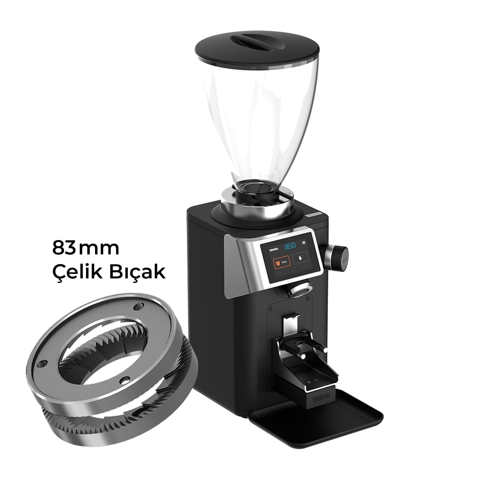Espresso Kahve Değirmeni Rev Steel