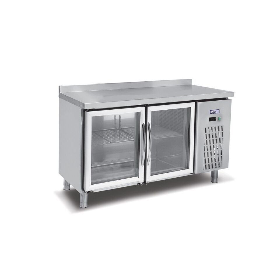 Tezgah Tip Buzdolabı Camlı 2 Kapılı - RVL.150.70.03-CLS