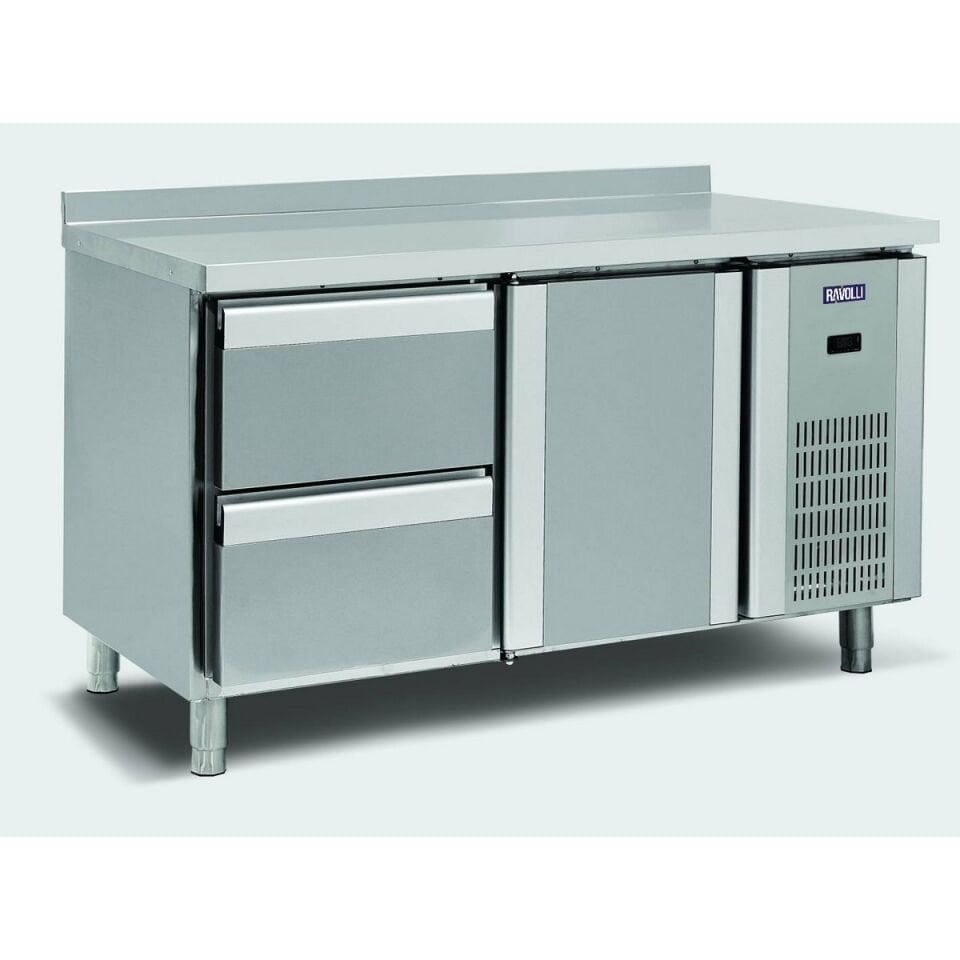 Tezgah Tip Buzdolabı 2 Çekmece + 1 Kapı - RVL.150.70.01-2C