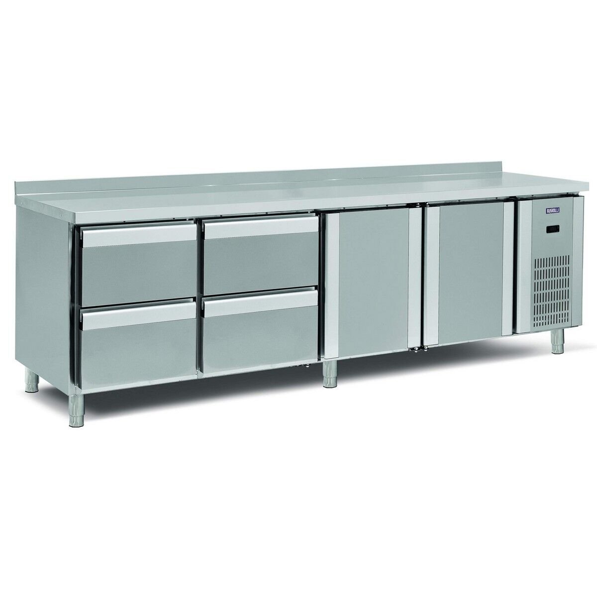 Tezgah Tip Buzdolabı 4 Çekmece + 2 Kapı - RVL.255.70.01-4C