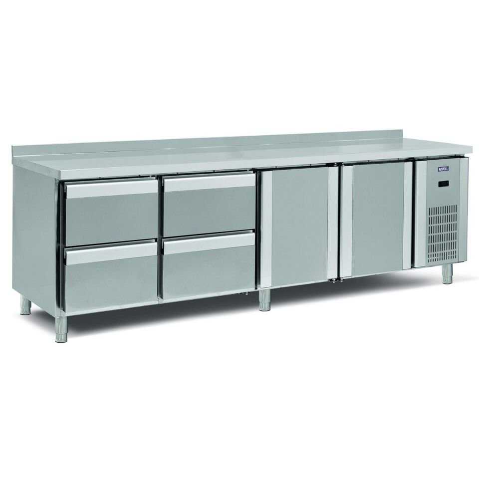 Tezgah Tip Buzdolabı 4 Çekmece + 2 Kapı - RVL.255.70.01-4C