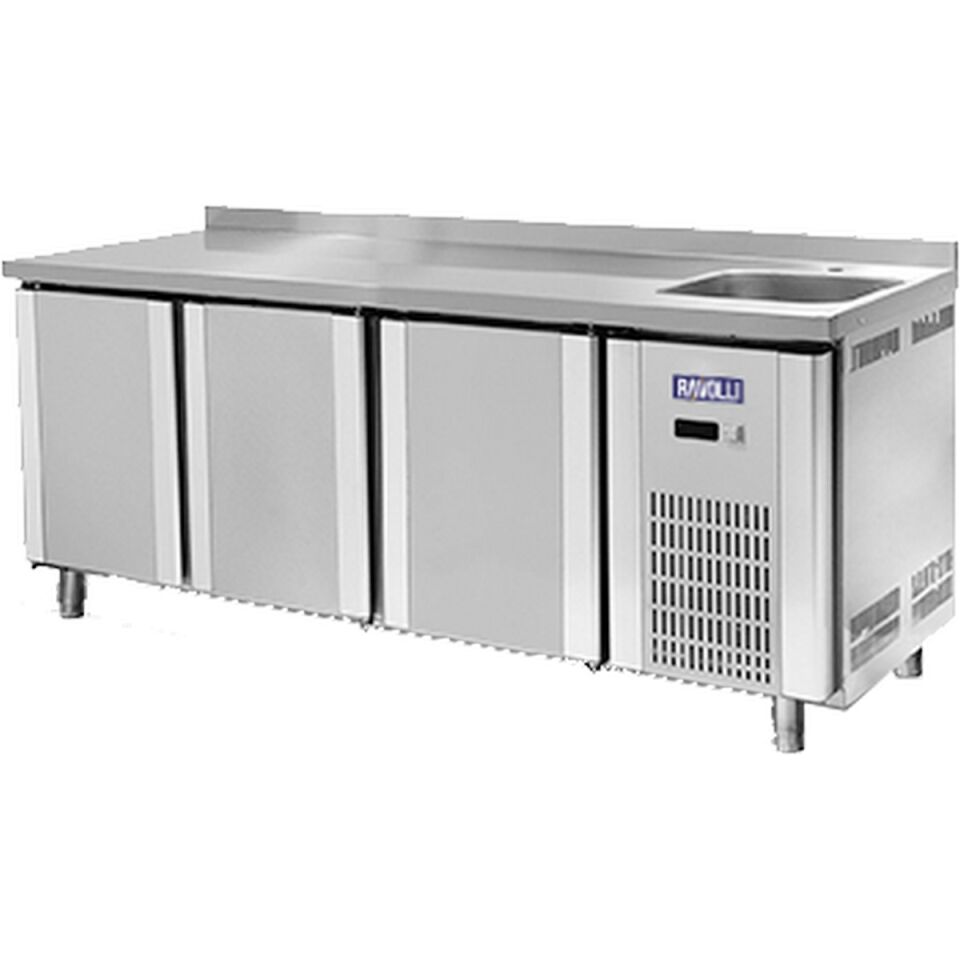 Tezgah Tip Buzdolabı Evyeli 3 Kapılı - RVL.200.70.01-EV