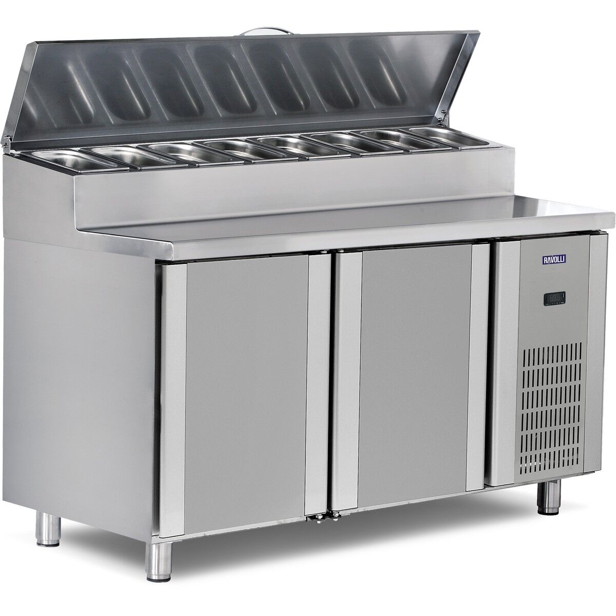 Pizza Ve Salata Hazırlık Buzdolabı 2 Kapılı - RVL.150.70.01-PS