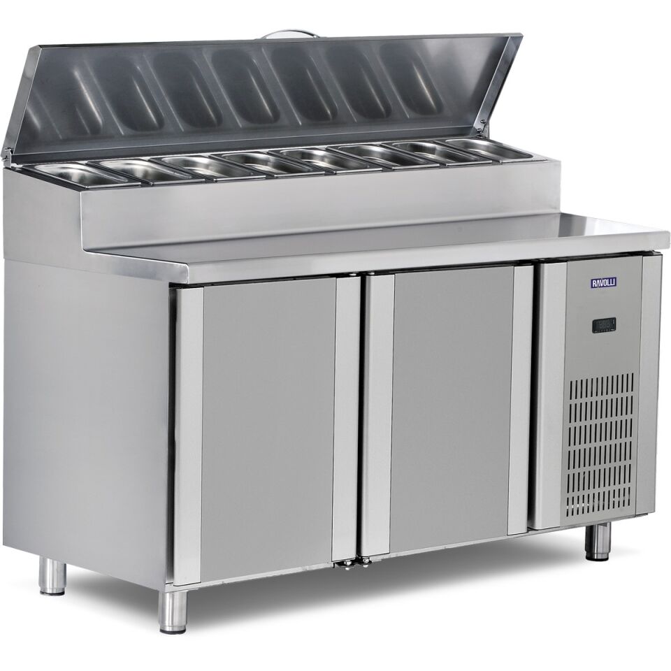 Pizza Ve Salata Hazırlık Buzdolabı 2 Kapılı - RVL.150.70.01-PS