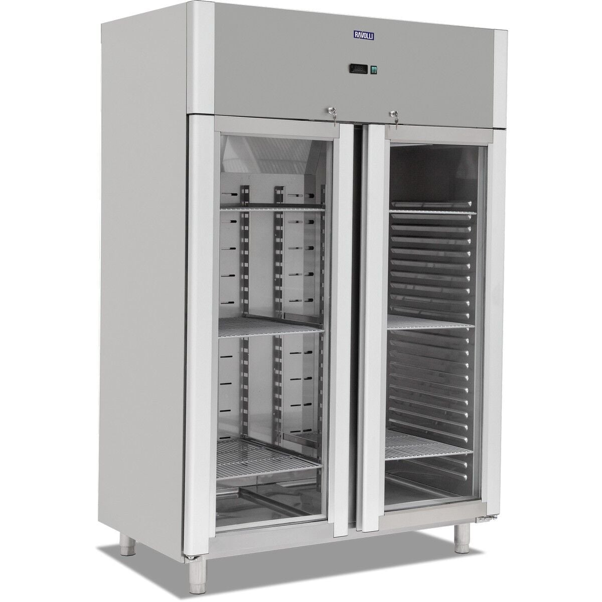 Dik Tip Buzdolabı Camlı Çift Kapılı - RVL.140.80.03