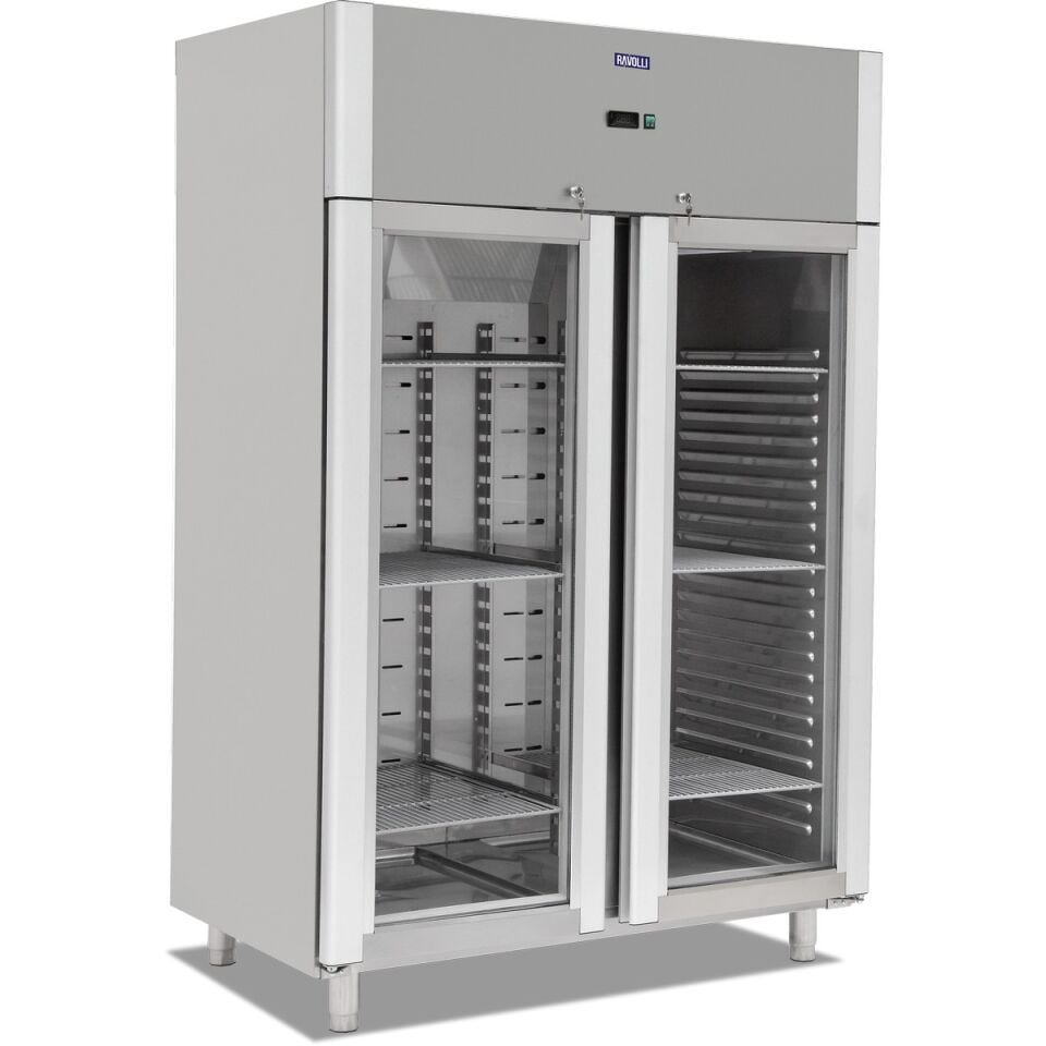 Dik Tip Buzdolabı Camlı Çift Kapılı - RVL.140.80.03