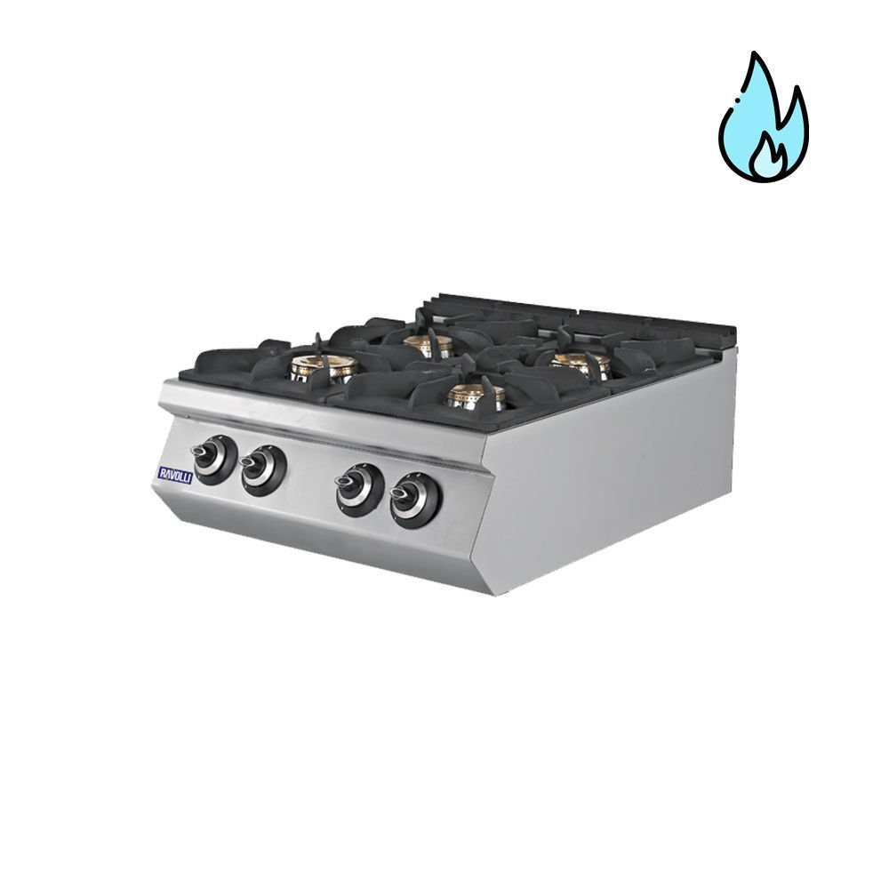 Ocak Gazlı 4'Lü 80X90X30 - 900 Plus RVL.PLS.9KG020