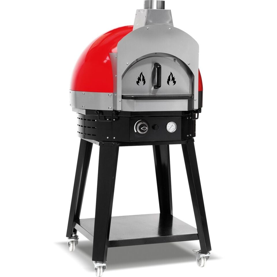 Taş Tabanlı Küçük Pizza Fırını Gazlı - RVL.SPO.H-70