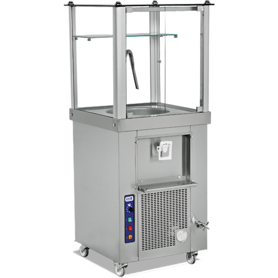 Köpüklü Ayran Makinesi Paslanmaz Çelik 40 Lt - RVL.AYR.40-P