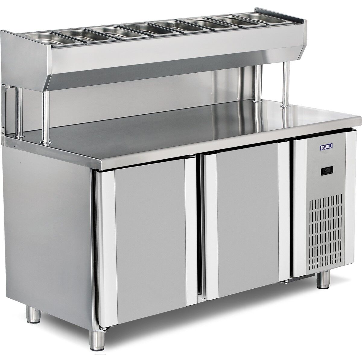 Pizza Ve Salata Hazırlık Buzdolabı 2 Kapılı - RVL.150.80.01-PSY