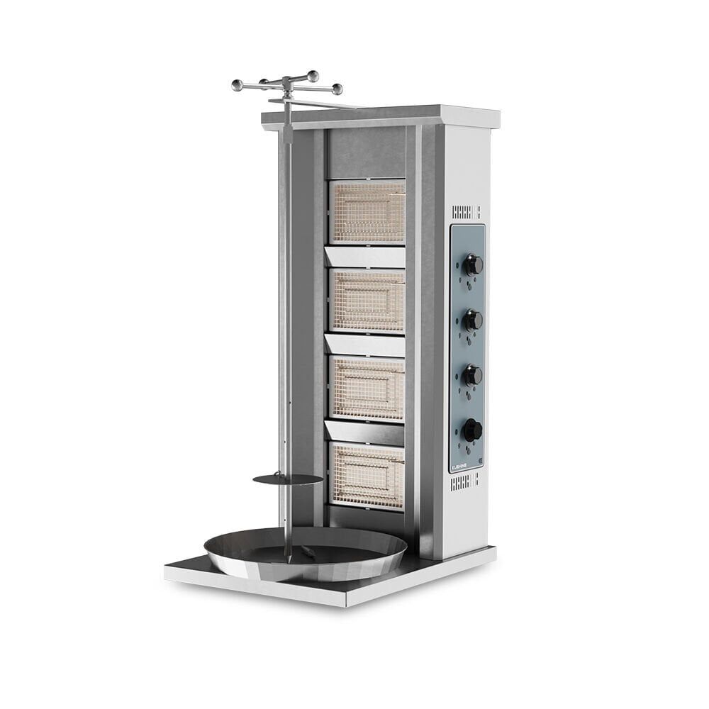 Döner Ocağı Gazlı Motorsuz 4 Radyanlı - KZ.DGN.04