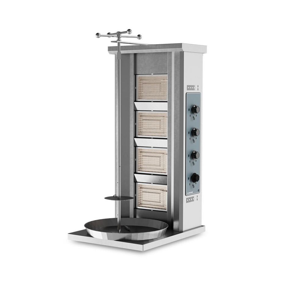 Döner Ocağı Gazlı Motorsuz 4 Radyanlı - KZ.DGN.04