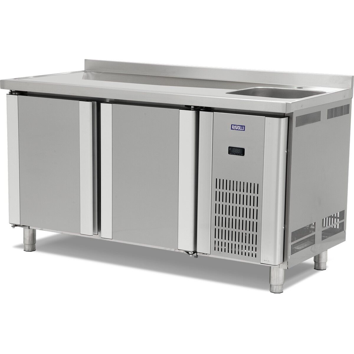 Tezgah Tip Buzdolabı Evyeli 2 Kapılı - RVL.150.70.01-EV