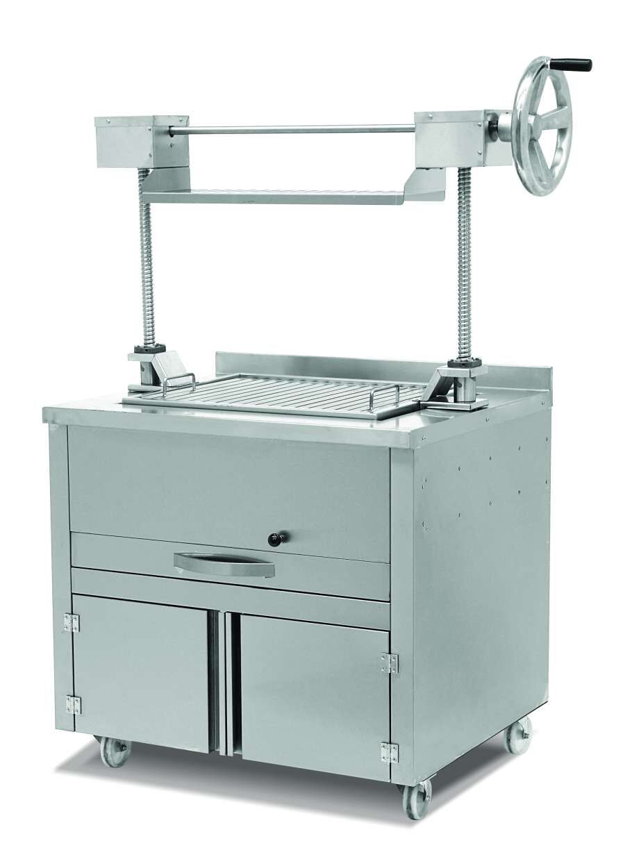 Asansörlü Kömürlü Izgara 94X80X90/169 - EMP.BTG.01