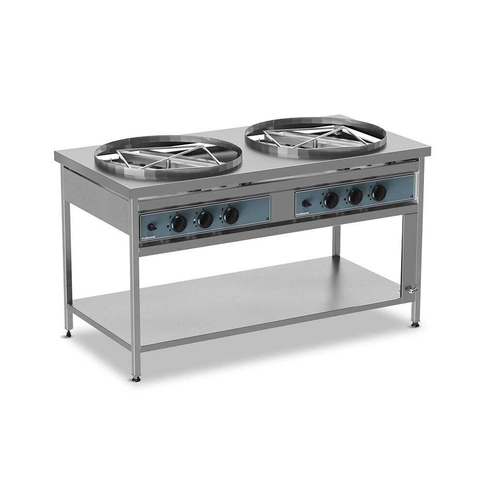 Börek Pişirme Ocağı Motorlu İkili Gazlı - KZ.BPG.02