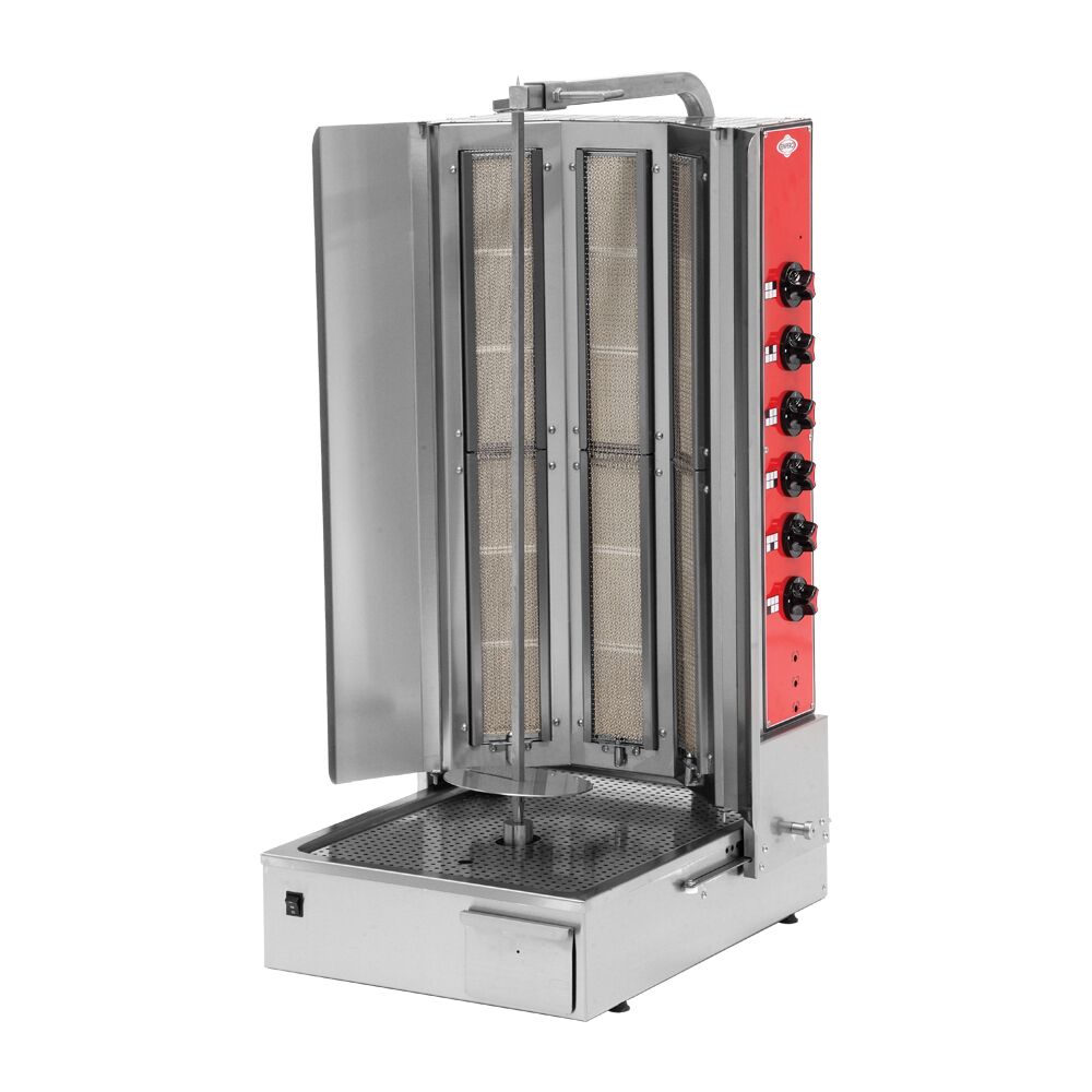 Döner Ocağı Gazlı Alttan Motorlu 6 Radyanlı - EMP.DN.151-3R