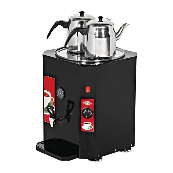 Çay Makinesi İki Demlikli 250 Bardak - EMP.DCY.250