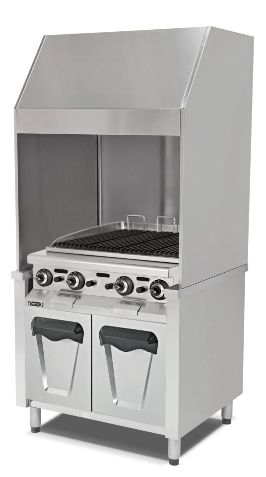 Duvar Tip Gazlı Sulu Izgara 80 Cm - EMP.OCG.010-W