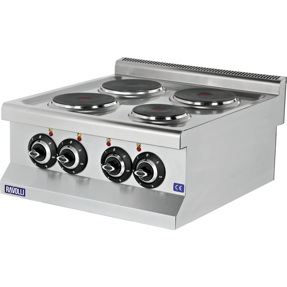 Ocak Elektrikli 4'Lü Yuvarlak Pleyt - RVL.6KE020