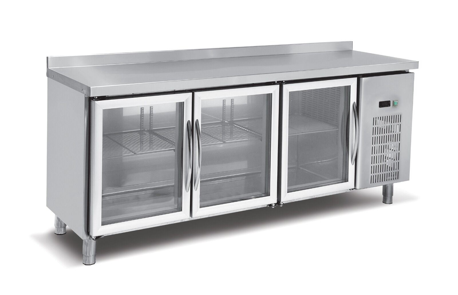 Tezgah Tip Buzdolabı Camlı 3 Kapılı - EMP.200.70.03-CLS