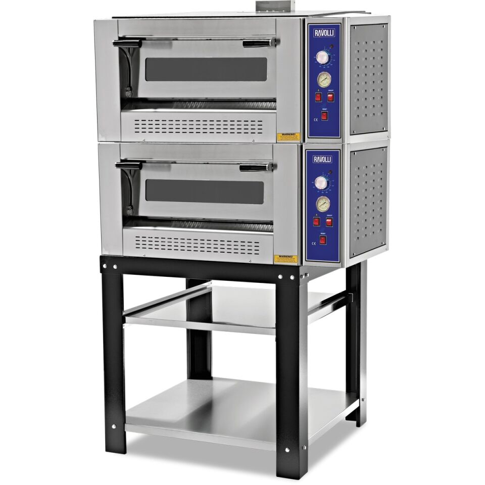 Pizza Fırını İki Katlı Gazlı - RVL.4+4G