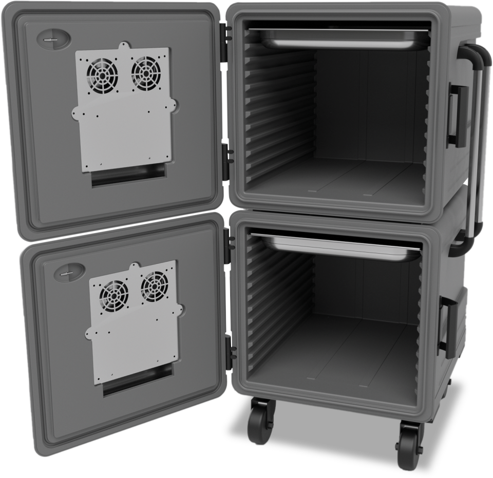 Thermobox 800+800 60X40 Tepsi Isıtmalı - EMP.BOX-800+800-I-T