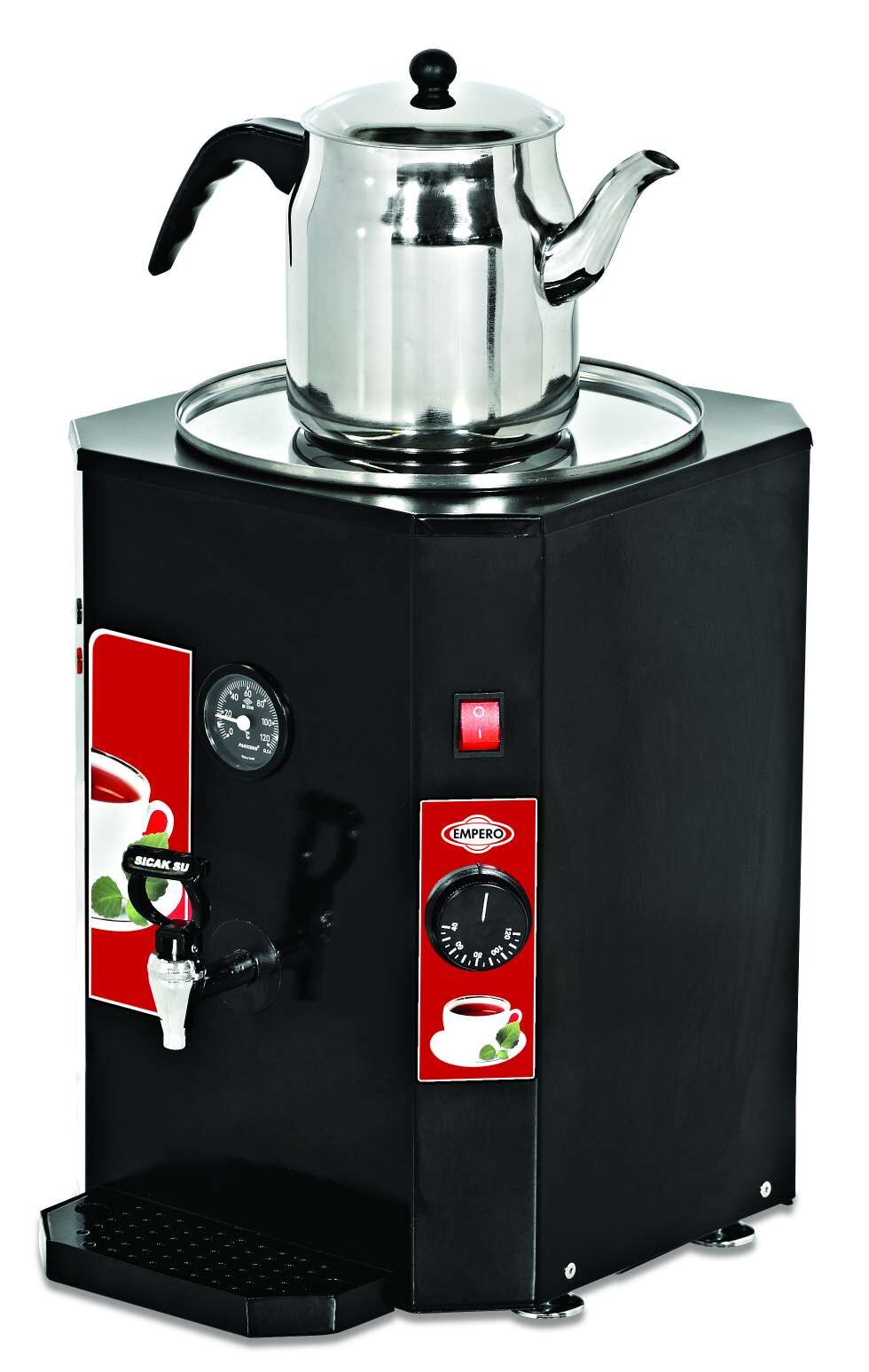 Çay Makinesi Tek Demlikli 120 Bardak -  EMP.DCY.120